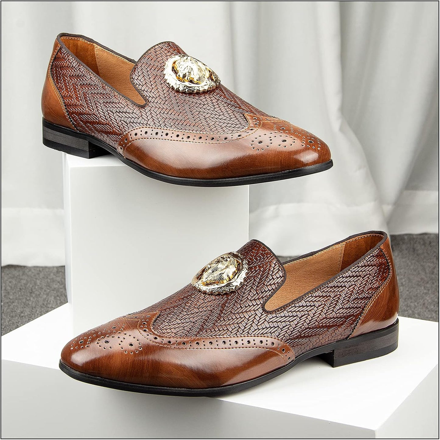 Men'S Fashion Loafers Wedding Shoes Loafers for Men Party Shoes