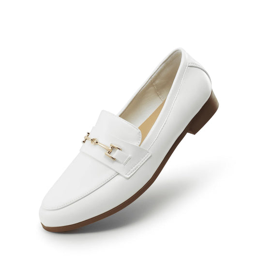 Women'S Fashion Comfortable Loafers Leather Penny Loafers Flats Shoes