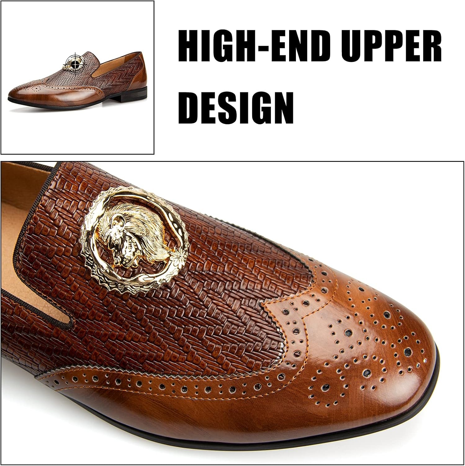 Men'S Fashion Loafers Wedding Shoes Loafers for Men Party Shoes