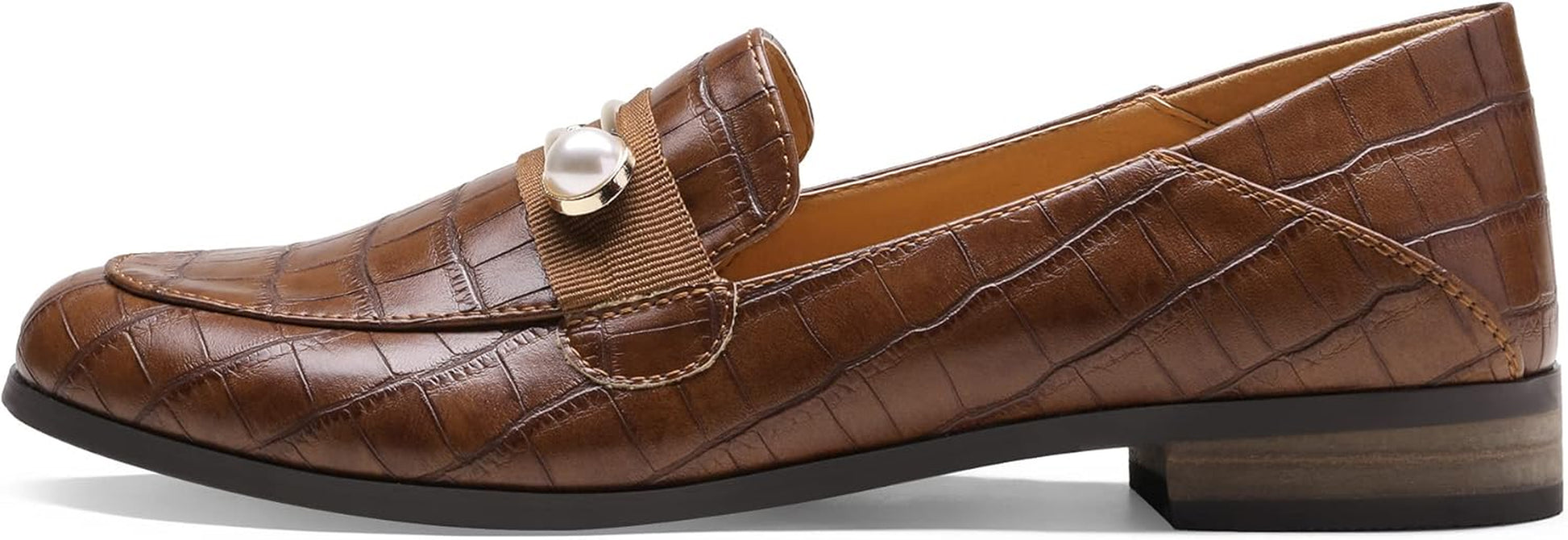 Loafers for Women Slip on Comfortable round Toe Casual Fashion Flats Dressy Shoes