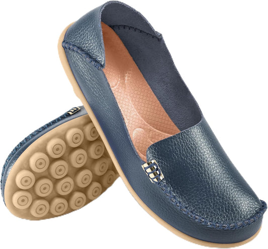 Womens Loafers Flats Shoes: Comfort round Toe Slip on Soft Moccasins Dressy Loafer for Driving Walking