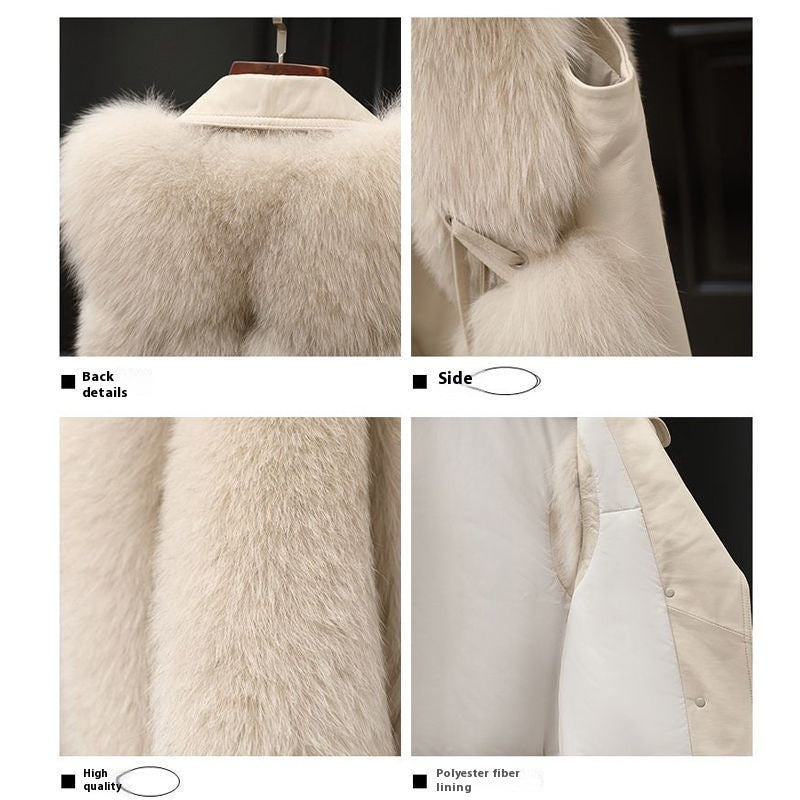 Fur Vest Short Coat Autumn And Winter New Patchwork Winter Fox Fur