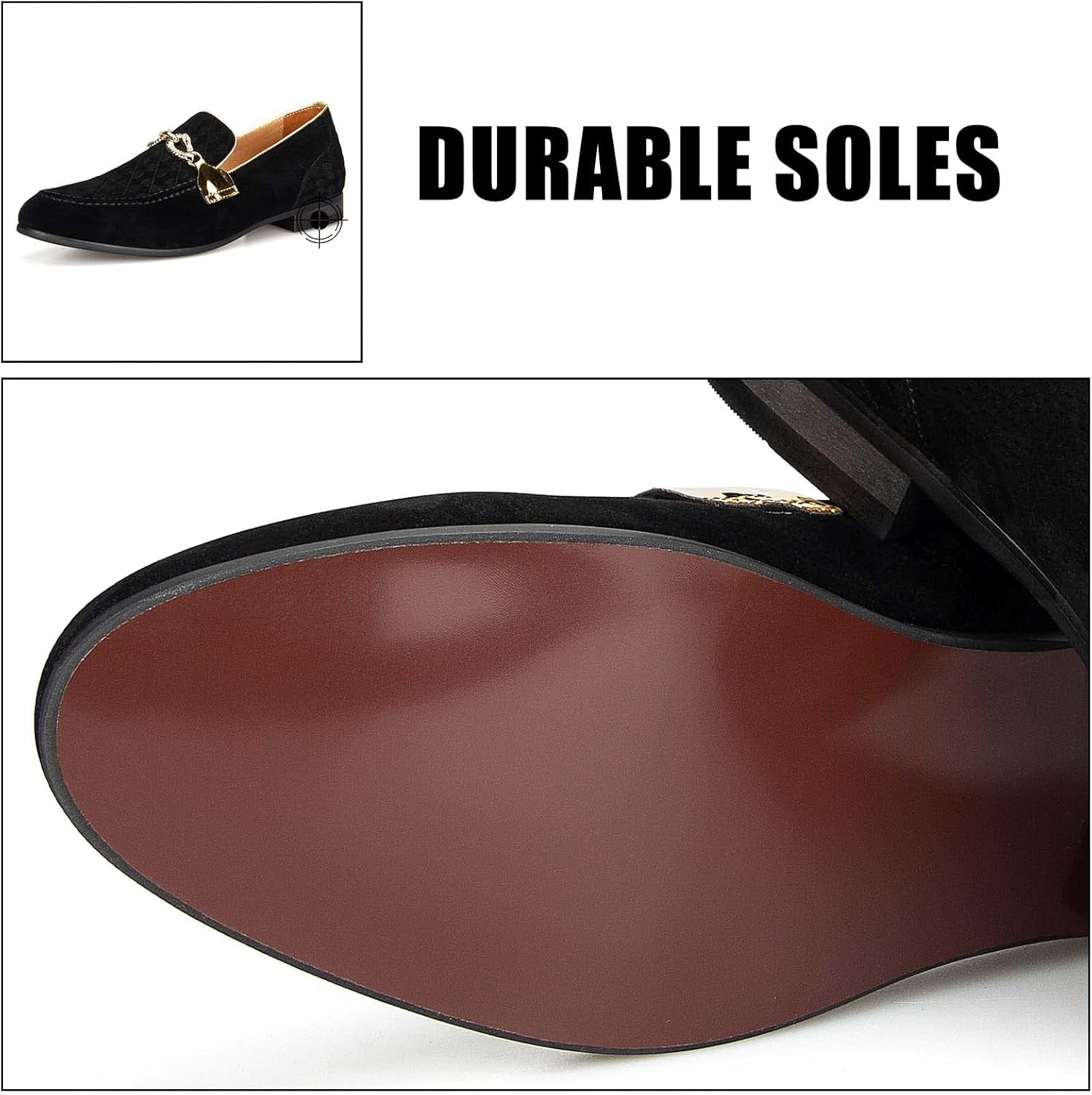 Men Loafers Slip-On Shoes for Men Fashion Dress Shoes Tuxedo Shoes