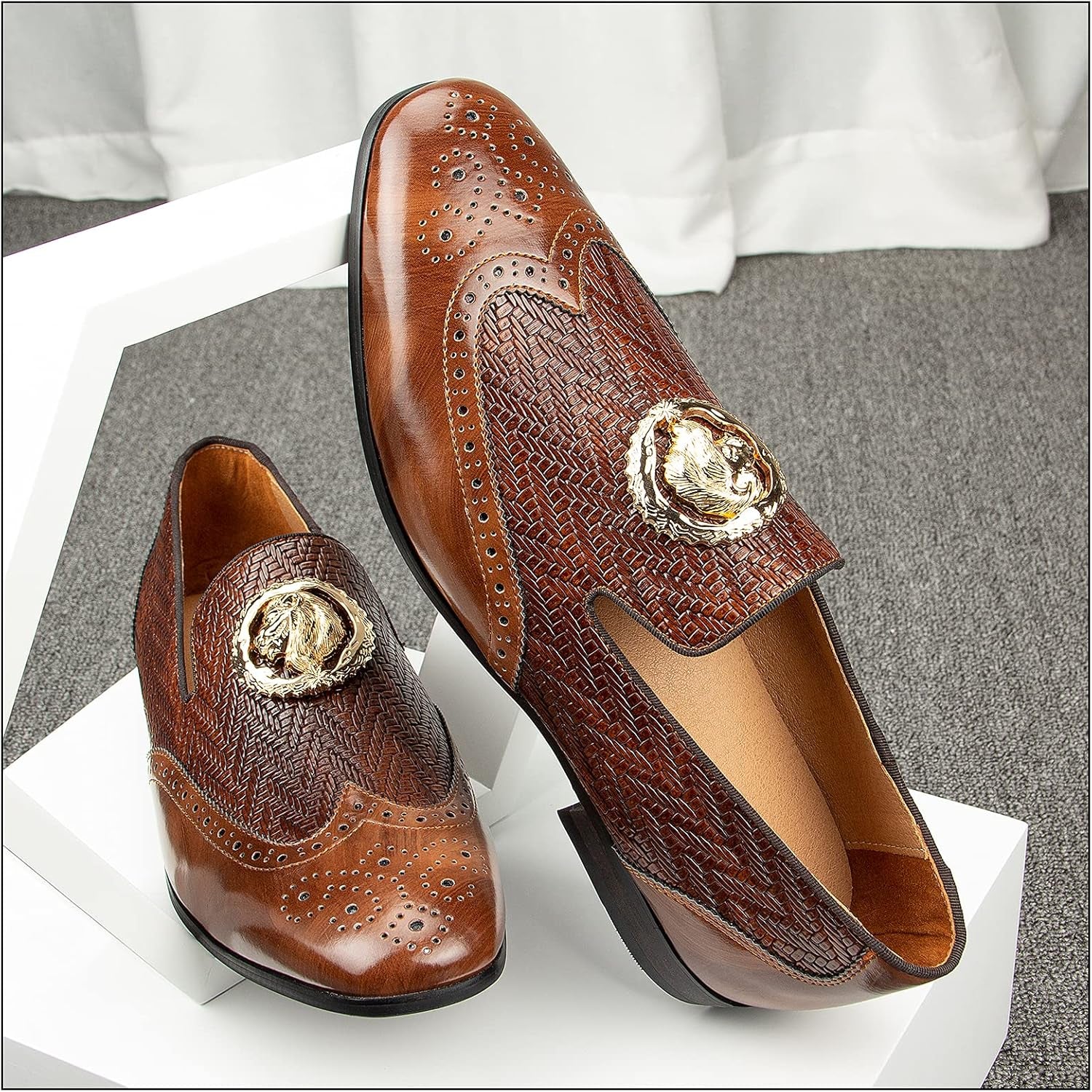 Men'S Fashion Loafers Wedding Shoes Loafers for Men Party Shoes