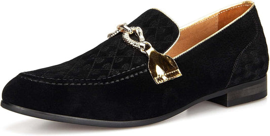 Men Loafers Slip-On Shoes for Men Fashion Dress Shoes Tuxedo Shoes